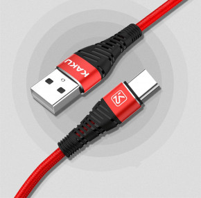 USB  Kaku KSC-298 USB - Type-C 1m - Red 4