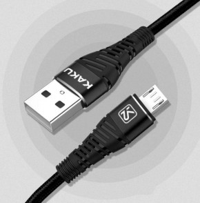 USB  Kaku KSC-298 USB - Micro USB 1m - Black 3