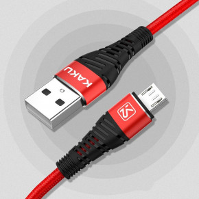 USB  Kaku KSC-298 USB - Micro USB 1m - Red 3