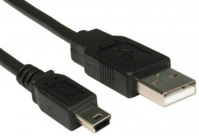  TOTO TKS-54 USB cable miniUSB 1m Black #I/S