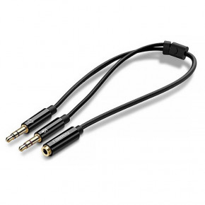   Jack 3.5mm F 4pin -> 2 Jack 3.5mm M (Audio+MIC) AV140 Ugreen (20898)