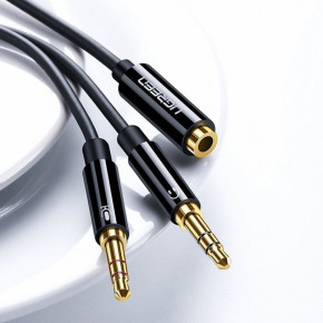   Jack 3.5mm F 4pin -> 2 Jack 3.5mm M (Audio+MIC) AV140 Ugreen (20898) 6