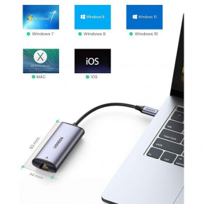  USB C 3.0 --> Ethernet RJ45 1000 Mb CM275 UGREEN . ѳ (70446) 4