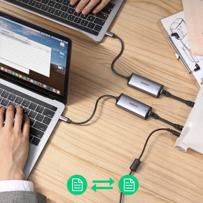 USB C 3.0 --> Ethernet RJ45 1000 Mb CM275 UGREEN . ѳ (70446) 7