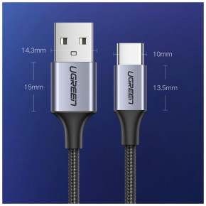  UGREEN US288 USB Type A Type-C 3 A 18W 1.5m Black (UGR-60127) 7