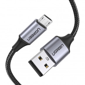  UGREEN US290 USB Type A Micro 2.4 A 1m Metal/Black (UGR-60146)