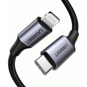  UGREEN US304 Type-C Apple Lightning 3 A 36 W 1.5m Black (UGR-60760) 3