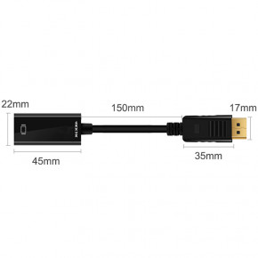  U&P DisplayPort - HDMI 4K 0.24  Black (CA-DPTH-BK) 5