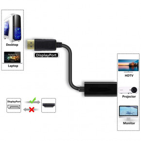  U&P DisplayPort - HDMI 4K 0.24  Black (CA-DPTH-BK) 6