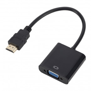  U&P HDMI - VGA / Audio 0.2  Black (CC-HTVA-BK)