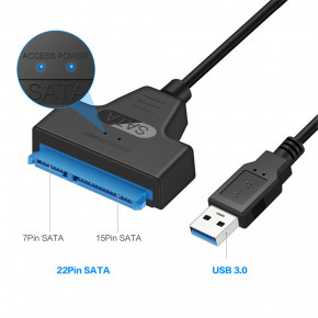  U&P USB 3.0 - SATA 22pin 0.23  Black (CC-U3TS3-BK) 4