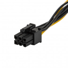     U&P ATX 6 pin - 2 x SATA 15 pin 0.2  Black/Yellow (WAZ-6-2S-BY) 3