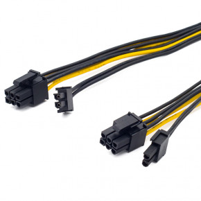     U&P 8 pin - 2 x 8 (6+2) pin 0.2  Black/Yellow (WAZ-8-8-BY) 6