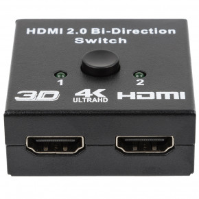  HDMI  U&P Switcher 2 to 1 Black (WAZ-HS21-BK) 4