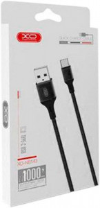  XO NB143 USB-USB Type-C 2.1A 2 Black (XO-NB143C2-BK) 4