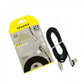  Type-C Awei CL-23 |2M 2.4A| black 3