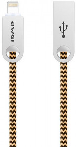  Awei CL-20 Lightning cable 1m Gold