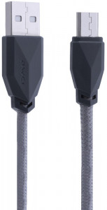  Awei CL-982 Micro cable 1  Grey