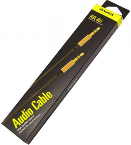  AWEI AUX-001 AUX cable 1m Black #I/S 3