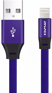  AWEI CL-97 Lightning cable 1m Blue #I/S