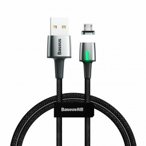  MicroUSB Baseus Zinc Fabric Magnetic CAMXC-A01 1m Black