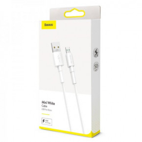  Micro Baseus USB Mini (CAMSW-C02) |4A 0.5M| white 4