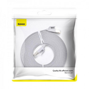   RJ45 Baseus high Speed Gigabit network cable (flat cable) |5M| white 5