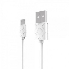  Baseus (CALUN-02) Lightning USB (2.1A) (1m) White (BS-000041356)