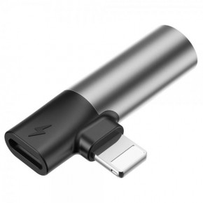    Apple Baseus (CALL43) Lightning - 3.5 mm - Lightning Silver (BS-000065629)