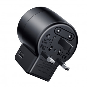  Baseus Universal Charger Rotation Type Black (ACCHZ-01)