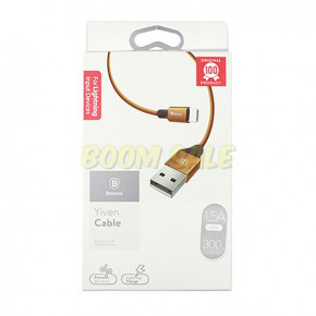  Baseus (CALYW-12) Lightning USB (2.1A) (1.2m) Coffee 3