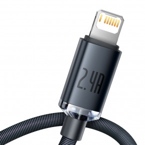  Baseus USB Lightning 2.4 A 2  Black (CAJY000101)