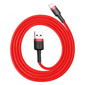  Baseus Cafule Lightning USB 2.4 A 1m Red (CALKLF-B09) 5