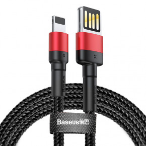  Baseus Cafule Special Edition Lightning USB 2.4 A 1  Black - Red (CALKLF-G91)