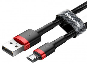  Baseus Cafule microUSB USB 1.5 A 2  Black-Red (CAMKLF-C91) 3