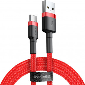  Baseus Cafule USB Type-C USB 2 A 3m Red (CATKLF-U09)