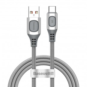  Baseus Flash Multiple Fast Charge Protocols Convertible USB Type-C USB 5 A Silver (CATSS-A0S) 3