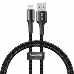   iPhone   Baseus halo USB for Lightning 2.4A 0.5m Black