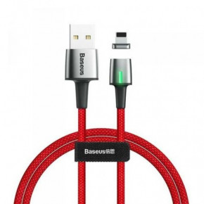    iPhone Baseus Zinc Magnetic Cable for Lightning 2.4A 1m Red