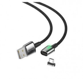   MicroUSB     Baseus Zinc Magnetic (Charging only) 2A 1m Black 3