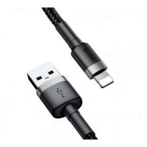     iPhone Baseus Cafule USB for lightning 2.4A 1m Black 4