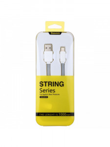  Baseus String Lightning 1M Gray/White 4