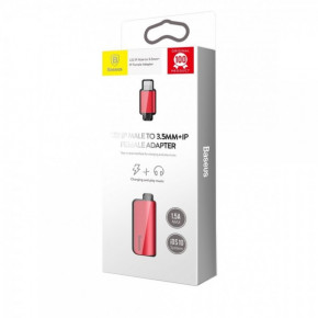    Apple Baseus (CALL32) Lightning - 3.5 mm - Lightning Red (BS-000044714)