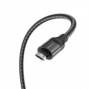  Borofone BX56 Delightful USB Type A Lightning 2.4 A 1m Black (6931474750921) 3