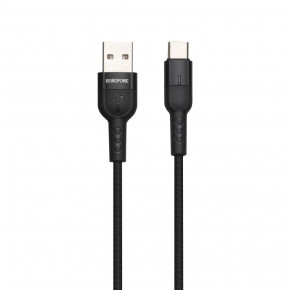  Borofone BU17 Starlight USB Type-C USB 1,2m Black (BU17CB)