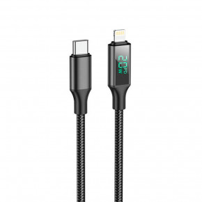  Borofone USB Type-C Apple Lightning 5 A 1,2  Black (BU32PDLB) 3