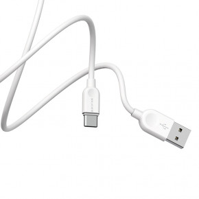  Borofone BX14 LinkJet USB Type-C - USB 2.4 A 1  White (BX14C1W)