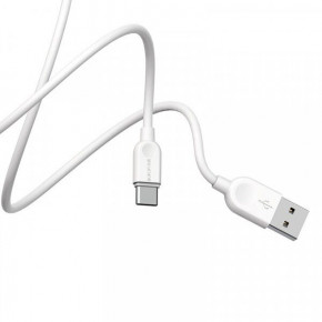  Borofone BX14 LinkJet USB Type-C USB 2.4 A 1m White (BX14C2W)