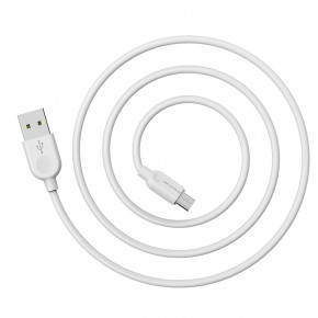  Borofone BX14 LinkJet microUSB USB 2.4 A 3m White (BX14M3W) 4