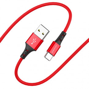  Borofone BX20 Enjoy USB - USB-C 2 A 1  Red (BX20CR)